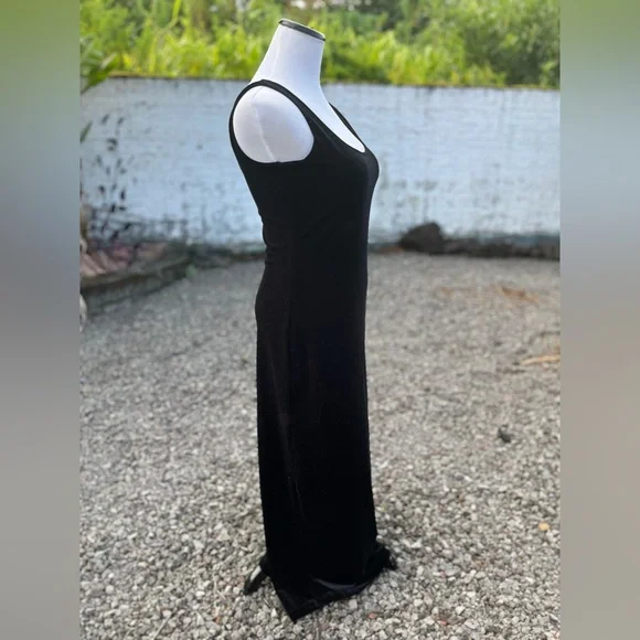 Vintage Guess 90s Black Maxi Dress - Picture 6 of 15